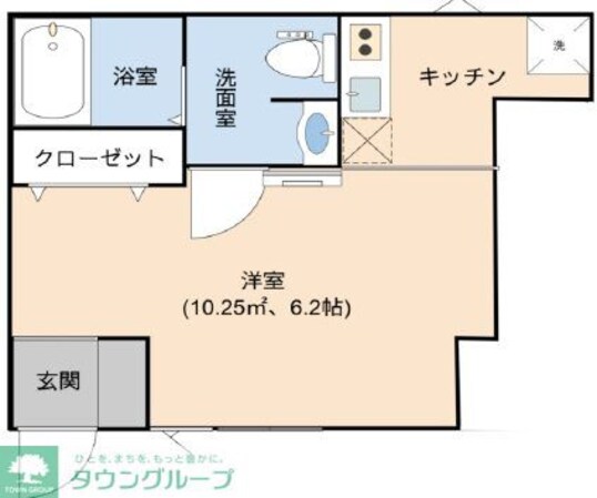 ベックアパートメント東川口の物件間取画像